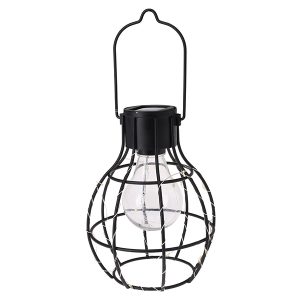 Lampion solarny Led metalowa czarna mix wzorów 55844 Lampion solarny Led metalowa czarna mix wzorów 55844
