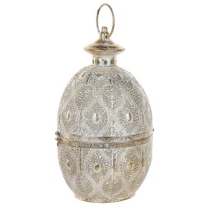 Lampion świecznik metal jajo 34 cm złoty 188232 Lampion świecznik metal jajo 34 cm złoty 188232