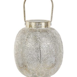 Lampion świecznik metal orient 30 cm złoty 188233 Lampion świecznik metal orient 30 cm złoty 188233
