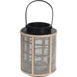 Lampion z metalowym korpusem 22×17 cm SANTI 143052 Lampion z metalowym korpusem 22×17 cm SANTI 143052