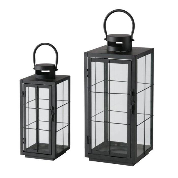Lampiony na świece do użytku wewnętrznego ESBJERG, 2 szt. 301092
