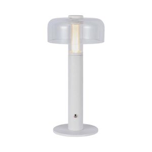 Lampka biurkowa akumulatorowa 1049 biała LED 1W Ciepła biel wys:30cm V-TAC 904927 Lampka biurkowa akumulatorowa 1049 biała LED 1W Ciepła biel wys:30cm V-TAC 904927