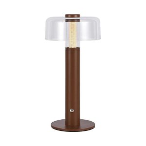 Lampka biurkowa akumulatorowa 1049 brązowa LED 1W wys:30cm V-TAC 904800 Lampka biurkowa akumulatorowa 1049 brązowa LED 1W wys:30cm V-TAC 904800