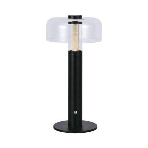 Lampka biurkowa akumulatorowa 1049 czarna LED 1W Ciepła biel wys:30cm V-TAC 904805 Lampka biurkowa akumulatorowa 1049 czarna LED 1W Ciepła biel wys:30cm V-TAC 904805
