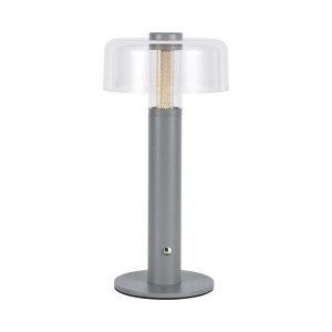 Lampka biurkowa akumulatorowa 1049 szara LED 1W Ciepła biel wys:30cm V-TAC 903627 Lampka biurkowa akumulatorowa 1049 szara LED 1W Ciepła biel wys:30cm V-TAC 903627