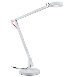Lampka biurkowa AMSTERDAM biała LED 5W Ciepła biel wys:90cm Trio 904803 Lampka biurkowa AMSTERDAM biała LED 5W Ciepła biel wys:90cm Trio 904803