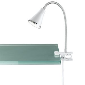 Lampka biurkowa ARRAS biała chromowana LED 4W Ciepła biel wys:32cm RL 1017422 Lampka biurkowa ARRAS biała chromowana LED 4W Ciepła biel wys:32cm RL 1017422