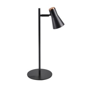 Lampka biurkowa BERG czarna LED 4.2W Ciepła biel wys:44,6cm Polux 904760 Lampka biurkowa BERG czarna LED 4.2W Ciepła biel wys:44,6cm Polux 904760