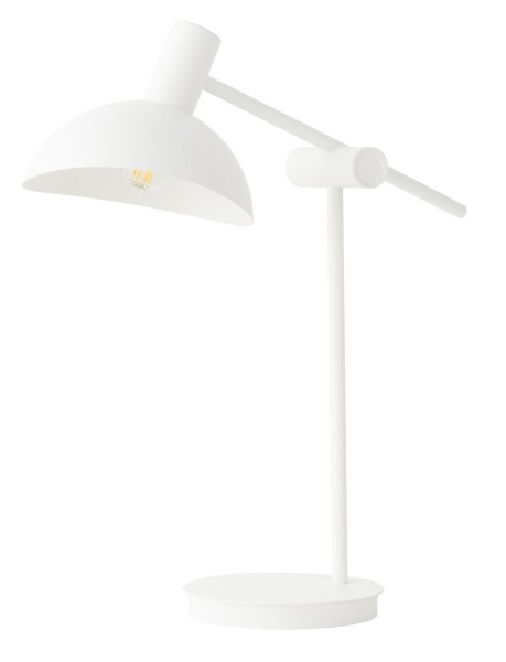 Lampka biurkowa biała Artis 1xE14x40W wys:45cm Sigma Lighting 904728