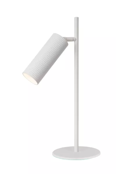 Lampka biurkowa biała Clubs 1xGU10x40W wys:42cm Lucide 904786