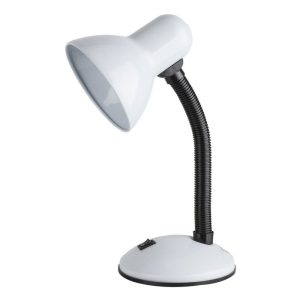 Lampka biurkowa biała Dylan 1xE27x40W wys:34,5cm Rabalux 953522 Lampka biurkowa biała Dylan 1xE27x40W wys:34,5cm Rabalux 953522