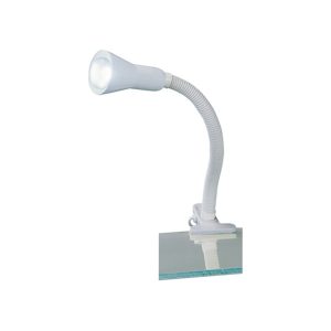 Lampka biurkowa biała FLEXO 1xE14x18W wys:30cm Trio 904662 Lampka biurkowa biała FLEXO 1xE14x18W wys:30cm Trio 904662