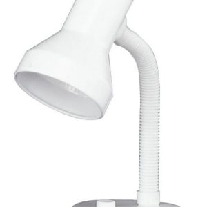 Lampka biurkowa biała PRONTO 1xE27x18W wys:30cm Trio 1017535 Lampka biurkowa biała PRONTO 1xE27x18W wys:30cm Trio 1017535