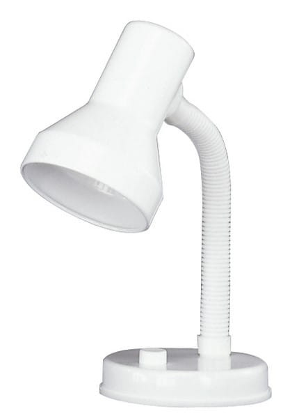 Lampka biurkowa biała PRONTO 1xE27x18W wys:30cm Trio 1017535