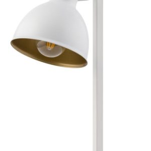 Lampka biurkowa biało-złota Mars 1xE27x15W wys:45cm Sigma Lighting 1017381 Lampka biurkowa biało-złota Mars 1xE27x15W wys:45cm Sigma Lighting 1017381
