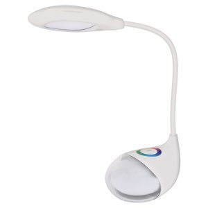 Lampka biurkowa Boa LED z tworzywa sztucznego biała 178781 Lampka biurkowa Boa LED z tworzywa sztucznego biała 178781