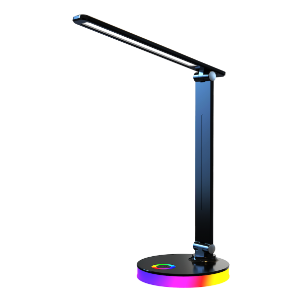 Lampka Biurkowa Bruno Black 5W LED RGB do pokoju dziecięcego do nauki 722272