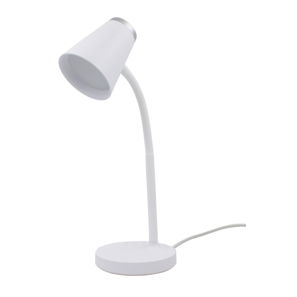 Lampka Biurkowa Chico Biała 4,5W 4000k do pokoju dziecięcego do nauki 722274