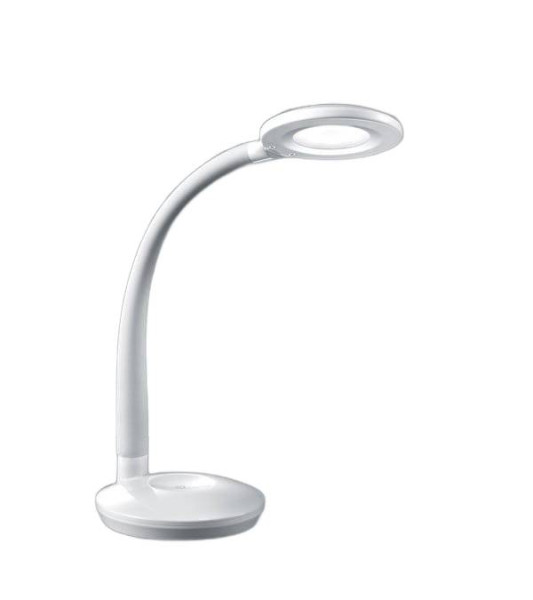Lampka biurkowa COBRA biała LED 3W Ciepła biel wys:32cm RL 1017448