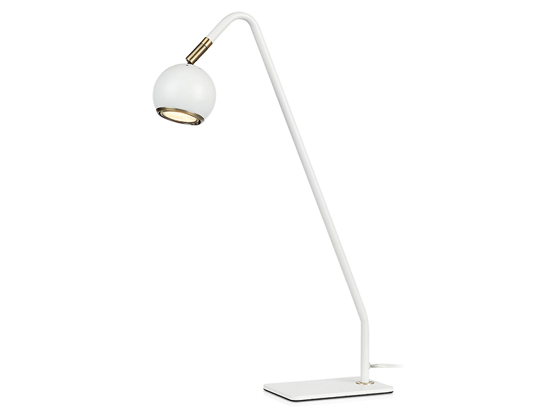 Lampka biurkowa Coco metalowa biała 62508