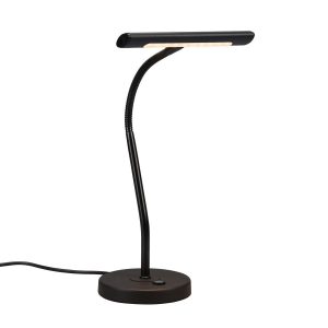 Lampka biurkowa CURTIS czarno-biała LED 4W Ciepła biel wys:35cm Trio 904795 Lampka biurkowa CURTIS czarno-biała LED 4W Ciepła biel wys:35cm Trio 904795