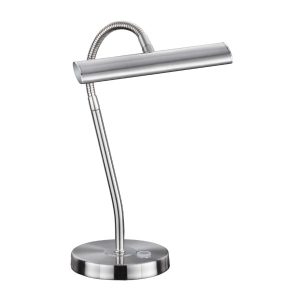 Lampka biurkowa CURTIS srebrna LED 4W Ciepła biel wys:35cm Trio 904653 Lampka biurkowa CURTIS srebrna LED 4W Ciepła biel wys:35cm Trio 904653