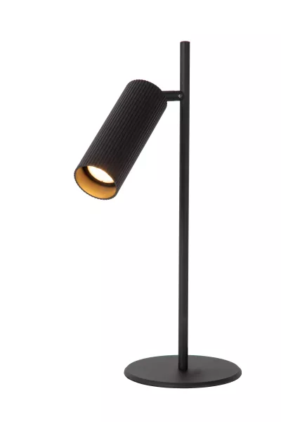 Lampka biurkowa czarna Clubs 1xGU10x40W wys:42cm Lucide 904851