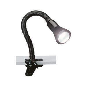 Lampka biurkowa czarna FLEXO 1xE14x18W wys:30cm Trio 904871 Lampka biurkowa czarna FLEXO 1xE14x18W wys:30cm Trio 904871