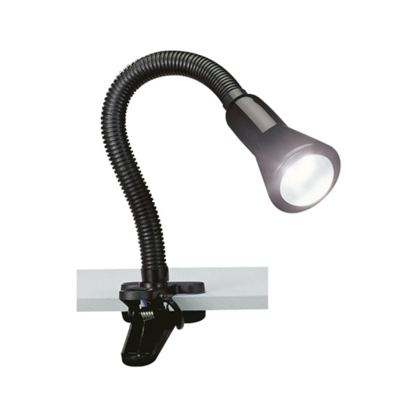 Lampka biurkowa czarna FLEXO 1xE14x18W wys:30cm Trio 904871