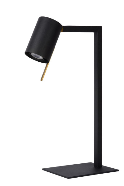 Lampka biurkowa czarna LESLEY 1xGU10x35W wys:48,5cm Lucide 1017464