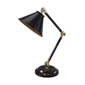 Lampka biurkowa czarna Provence Element 1xE27x60W wys:52cm Elstead 904791 Lampka biurkowa czarna Provence Element 1xE27x60W wys:52cm Elstead 904791