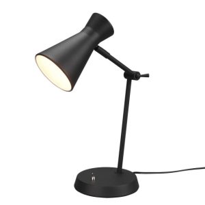 Lampka biurkowa czarno-biała ENZO 1xE27x10W wys:50,1cm RL 904920 Lampka biurkowa czarno-biała ENZO 1xE27x10W wys:50,1cm RL 904920