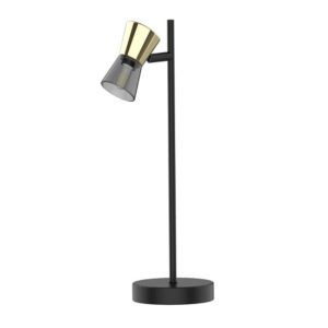 Lampka biurkowa czarno-złota Cento 1xG9x40W wys:45cm Zuma Line 904654 Lampka biurkowa czarno-złota Cento 1xG9x40W wys:45cm Zuma Line 904654