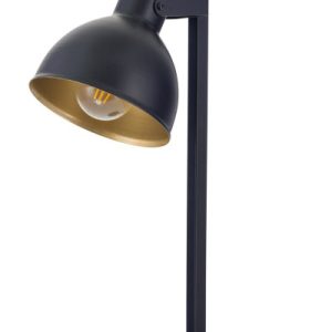 Lampka biurkowa czarno-złota Mars 1xE27x15W wys:45cm Sigma Lighting 904789 Lampka biurkowa czarno-złota Mars 1xE27x15W wys:45cm Sigma Lighting 904789