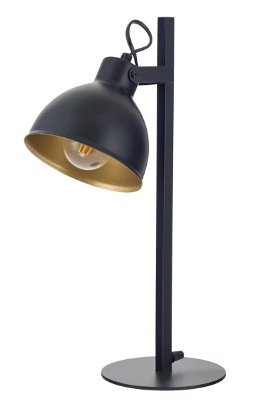 Lampka biurkowa czarno-złota Mars 1xE27x15W wys:45cm Sigma Lighting 904789