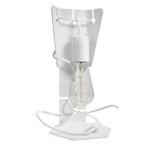 Lampka biurkowa DALTON biały 1xE27x60W wym:30x15x15cm IP20 Pure Lume 1017421 Lampka biurkowa DALTON biały 1xE27x60W wym:30x15x15cm IP20 Pure Lume 1017421