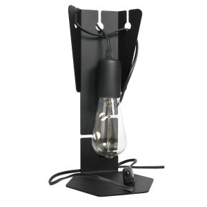 Lampka biurkowa DALTON czarny 1xE27x60W wym:30x15x15cm IP20 Pure Lume 1017485 Lampka biurkowa DALTON czarny 1xE27x60W wym:30x15x15cm IP20 Pure Lume 1017485