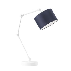Lampka biurkowa do czytania ASMARA Biały – Granatowy 872286 Lampka biurkowa do czytania ASMARA Biały – Granatowy 872286