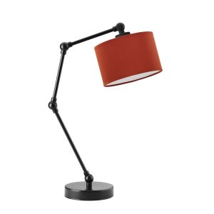Lampka biurkowa do czytania ASMARA Czarny – Rdzawy 872295 Lampka biurkowa do czytania ASMARA Czarny – Rdzawy 872295