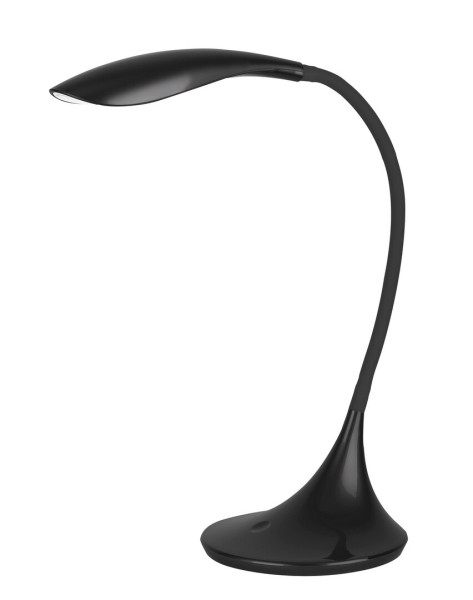Lampka biurkowa Dominic czarna LED 5.3W Ciepła biel wys:52cm Rabalux 904624