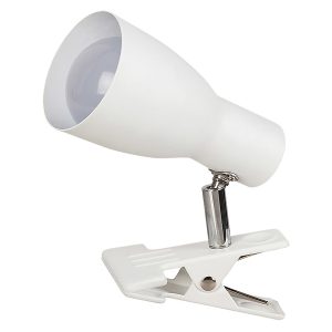 Lampka biurkowa Ebony z klipsem biała 56948 Lampka biurkowa Ebony z klipsem biała 56948