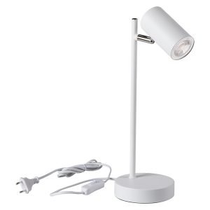 Lampka biurkowa Evalo aluminiowa biała 619633 Lampka biurkowa Evalo aluminiowa biała 619633