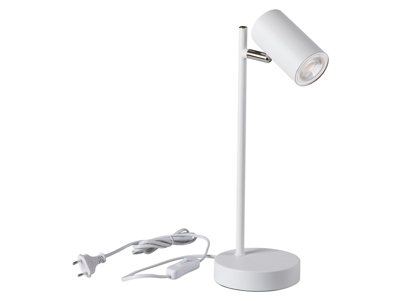 Lampka biurkowa Evalo aluminiowa biała 619633