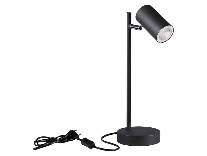 Lampka biurkowa Evalo aluminiowa czarna 619632