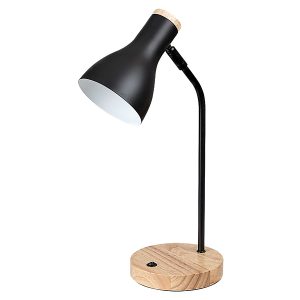 Lampka biurkowa Ferb metalowa czarna 298035 Lampka biurkowa Ferb metalowa czarna 298035