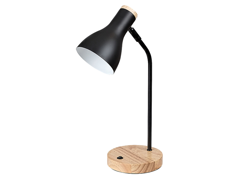 Lampka biurkowa Ferb metalowa czarna 298035