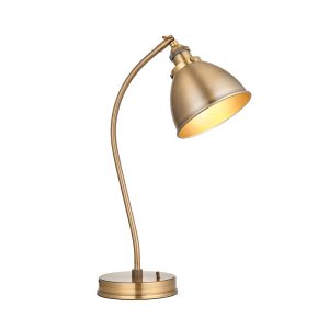 Lampka biurkowa FRANKLIN antyczny mosiężny 1xE14x15W IP20 Endon 1017521 Lampka biurkowa FRANKLIN antyczny mosiężny 1xE14x15W IP20 Endon 1017521