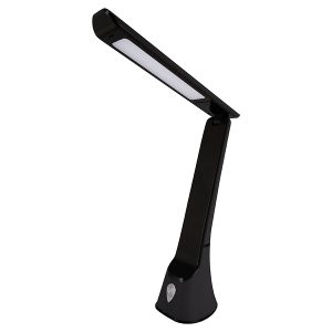 Lampka biurkowa Gibon LED z tworzywa sztucznego czarna 178739 Lampka biurkowa Gibon LED z tworzywa sztucznego czarna 178739
