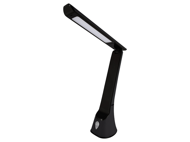 Lampka biurkowa Gibon LED z tworzywa sztucznego czarna 178739