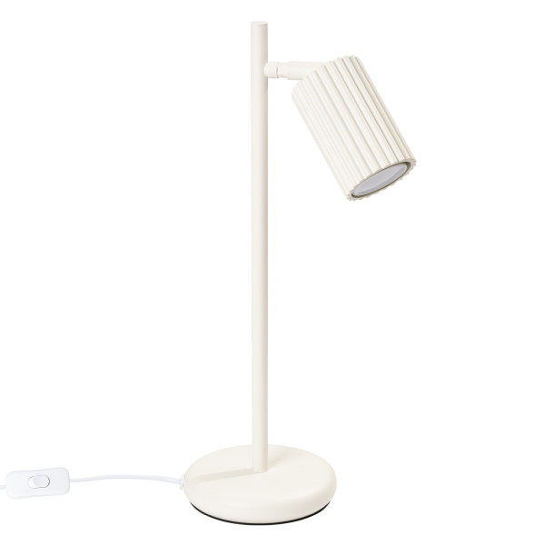 Lampka biurkowa GRAVIO beżowy 1xGU10x10W IP20 Pure Lume 1017394